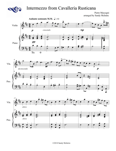 Intermezzo from Cavalleria Rusticana (arr. Sandy McIntire)