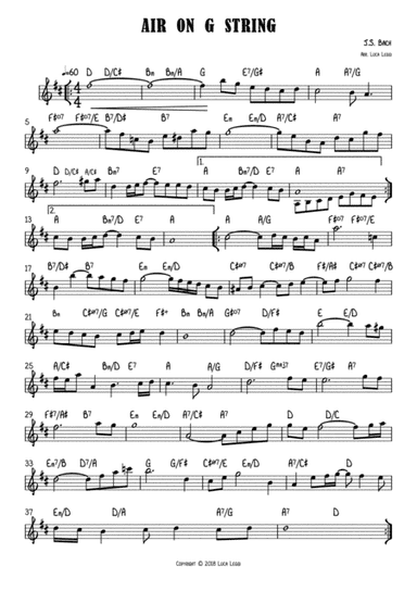 Air on G string (arr. Luca Leggi)