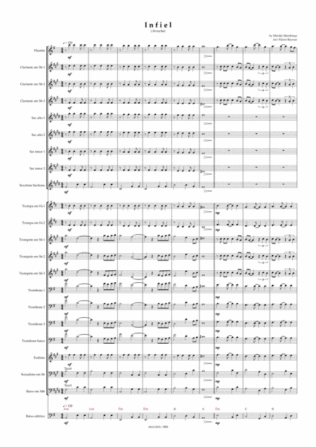 Infiel by Marilia Mendonça (arr. Flavio Rouver)