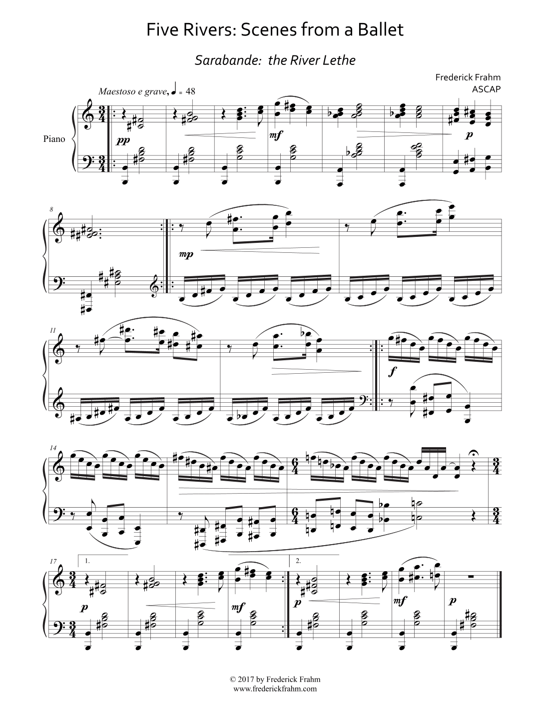 Five Rivers: Scenes from a Ballet