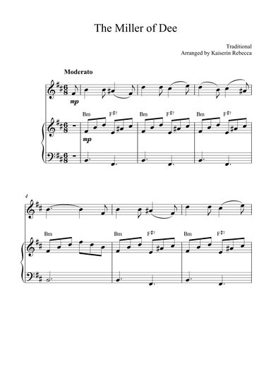The Miller of Dee (arr. Kaiserin Rebecca)