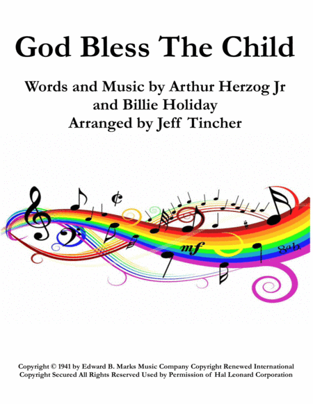 God Bless' The Child (arr. Jeff Tincher)