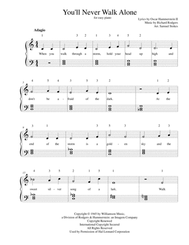 You'll Never Walk Alone (arr. Samuel Stokes)