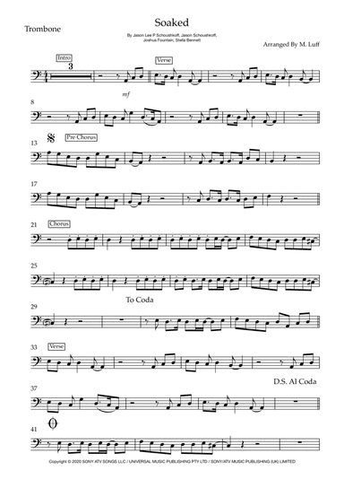 Soaked (arr. Matt Luff)