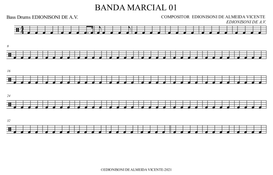 BANDA MARCIAL 01 - Bass Drums