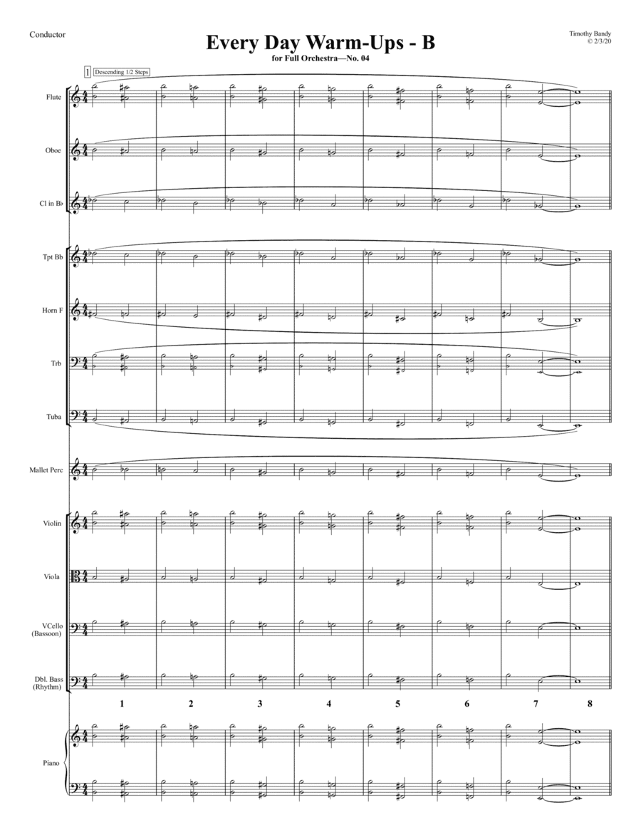 B - Every Day Warm-Ups for Full Orchestra