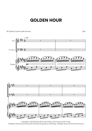 Golden Hour (arr. Cadenza Editions)