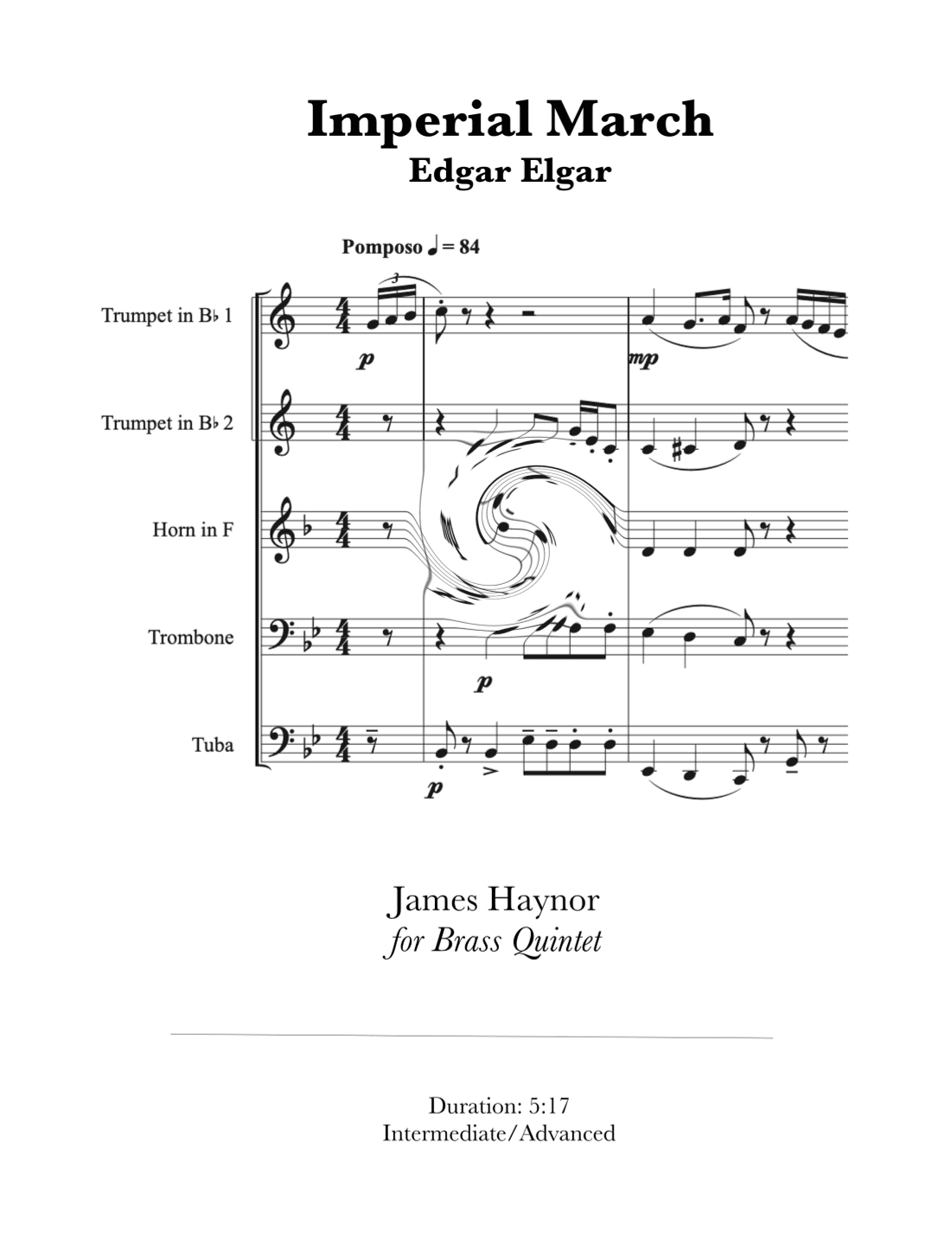 Imperial March for Brass Quintet (arr. James Haynor)