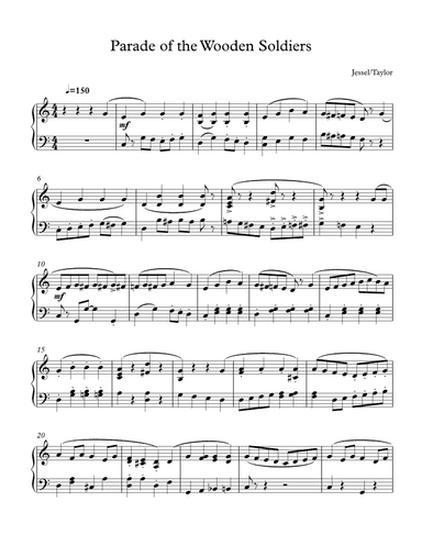 Parade of the Wooden Soldiers (arr. Paul Taylor)