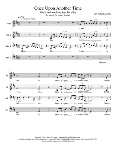 Once Upon Another Time (arr. Sofia Layarda)