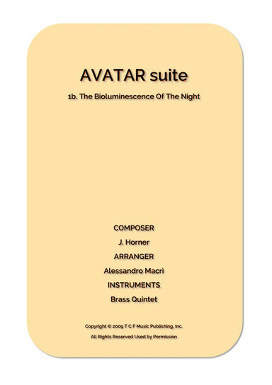 The Bioluminescence Of The Night (arr. Alessandro Macrì)