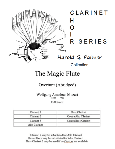 Overture to "The Magic Flute" (arr. Harold G. Palmer, edite by Alan Gregory)