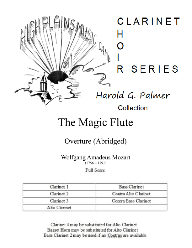 Overture to "The Magic Flute" (arr. Harold G. Palmer, edite by Alan Gregory)