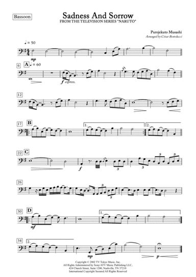 Sadness And Sorrow (arr. ACT Bortolucci)