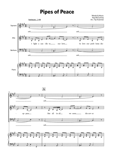 Pipes Of Peace (arr. Tijs Krammer)