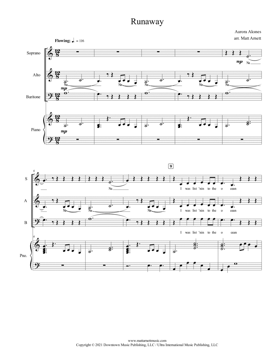 Runaway (arr. Matt Arnett)