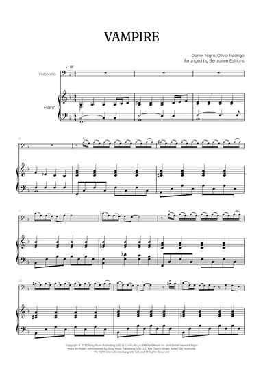 Vampire (arr. Benzaiten Editions)