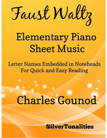 Faust Waltz Elementary Piano Sheet Music (arr. SilverTonalities)