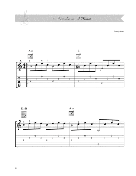 Study in A Minor, Anonymous (arr. Isaac Gish)