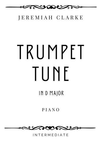 Clarke - Trumpet Tune in D Major - Intermediate (arr. Piacere Music Sheets)