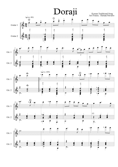 Doraji (arr. Hernán Navarro)