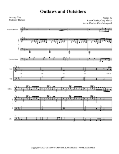 Outlaws And Outsiders (arr. Matthew Haltom)