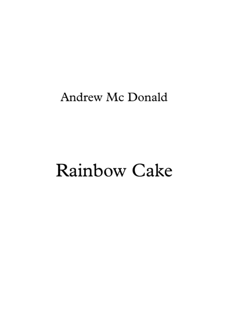 Rainbow Cake