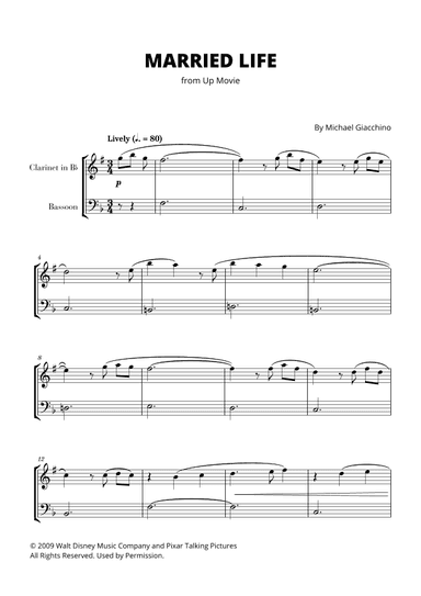 Married Life (arr. Cadenza Editions)