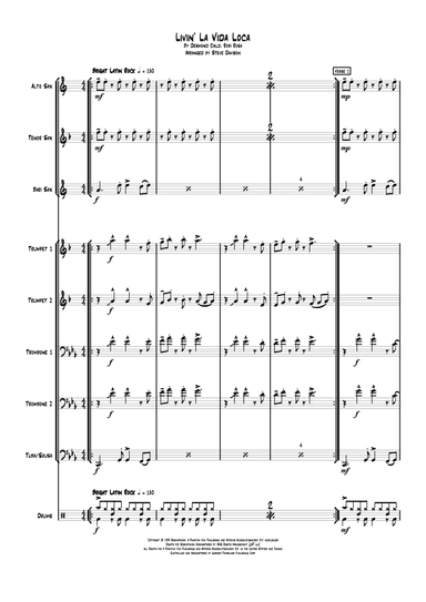 Livin' La Vida Loca (arr. Steve Davison)