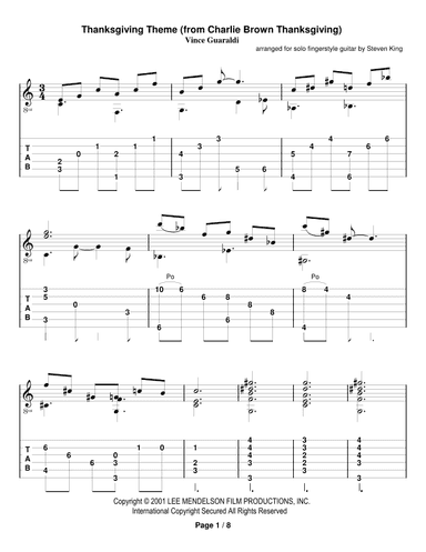Thanksgiving Theme (arr. Steven King)