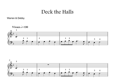 Deck the Halls (arr. Warren & Debby)