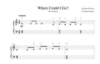 Where Could I Go (arr. Samuel Stokes)