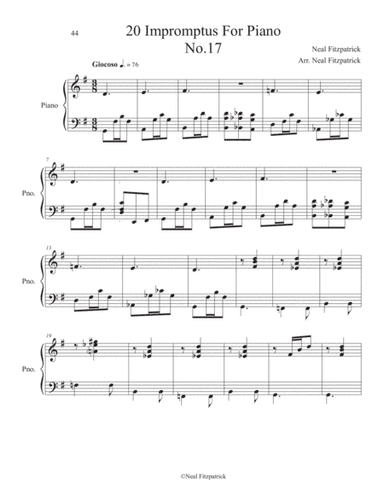 Impromptu No.17 For Piano