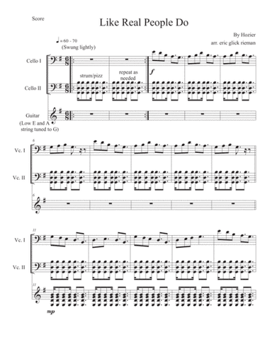 Like Real People Do (arr. Eric Glick Rieman)