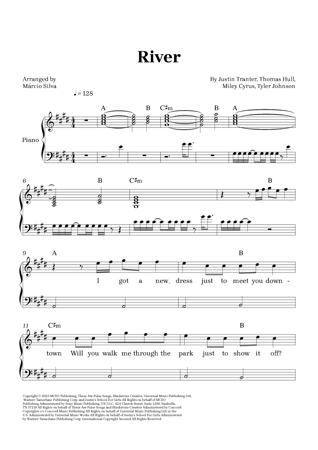 River (arr. Márcio Silva)