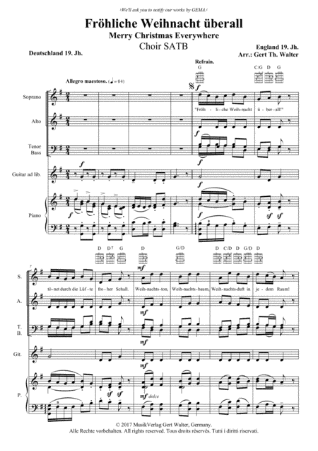 Merry Christmas Everywhere (arr. Gert Th. Walter)