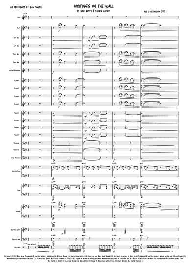 Writing's On The Wall (arr. Musiscorz)