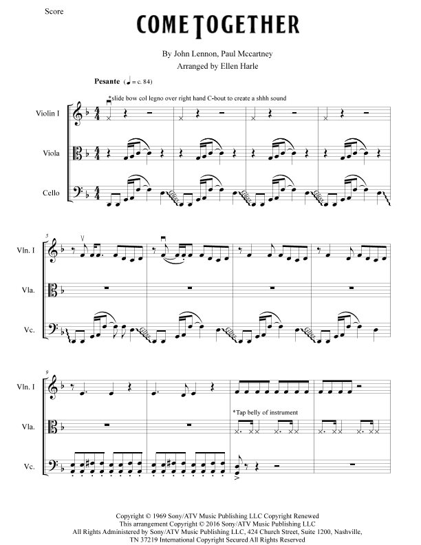 Come Together (arr. Ellen Harle)