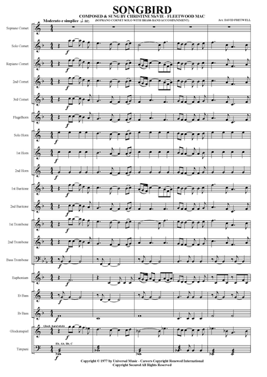 Songbird (arr. David J Fretwell)