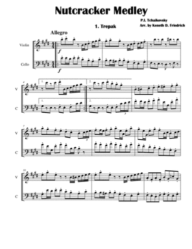 Nutcracker Medley (arr. Kenneth D. Friedrich)