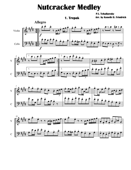 Nutcracker Medley (arr. Kenneth D. Friedrich)