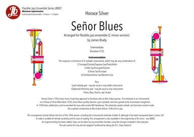 Senor Blues (arr. James Brady Music)