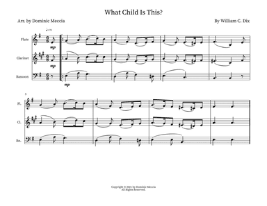 What Child Is This? (arr. Dominic Meccia)