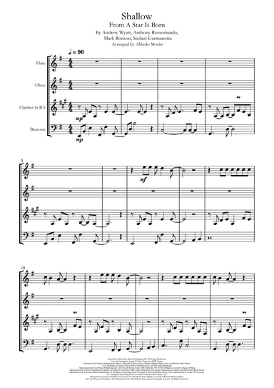 Shallow (arr. Alfredo Morán)