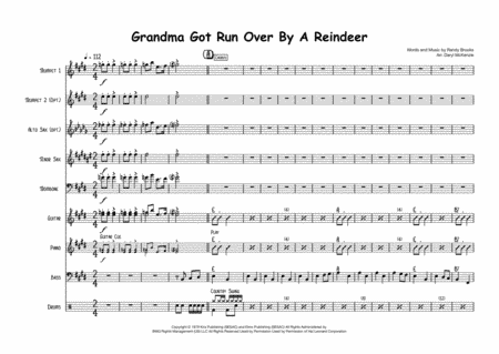 Grandma Got Run Over By A Reindeer (arr. Daryl McKenzie)