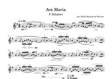 Ave Maria (Gounod) - Easy Arrangement (arr. Fabio Eduardo de Oliveira)
