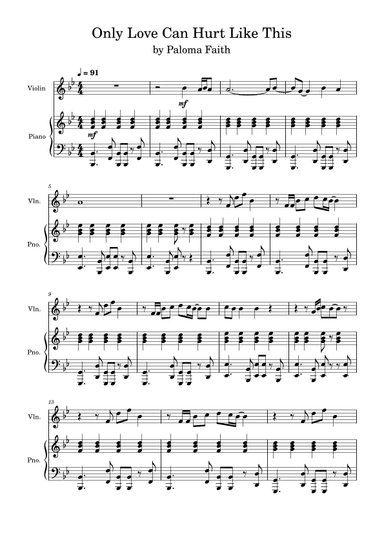 Only Love Can Hurt Like This (arr. Anya Alston)