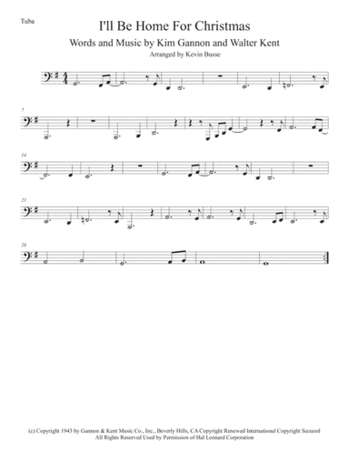 I'll Be Home For Christmas (arr. Kevin Busse)