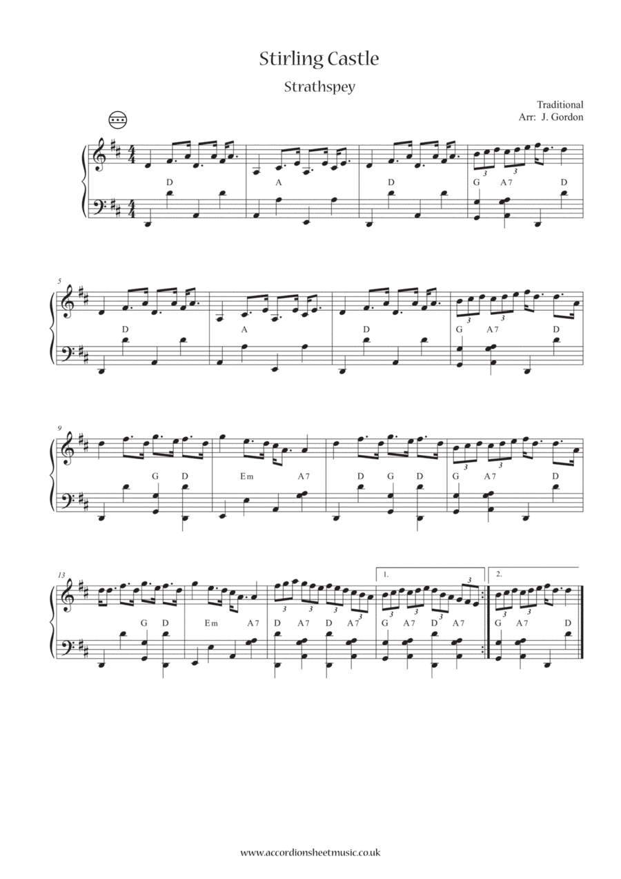 Stirling Castle (arr. Julia Gordon)