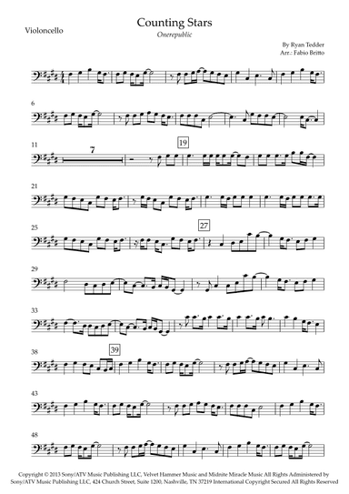 Counting Stars (arr. Fabio Britto)